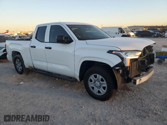 2023 Toyota Tundra SR with VIN 5TFKB5AA1PX021917, listed as a Copart auction lot 81721194 with 58,163 mi miles and Salvage title. Bid and sale history available at DreamBid. Image 4.