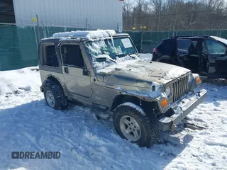 2004 Jeep Wrangler Sahara with VIN 1J4FA59S94P707873, listed as a IAAI auction lot 41622444 with 1 mi miles. Bid and sale history available at carsss.com. Image 1.