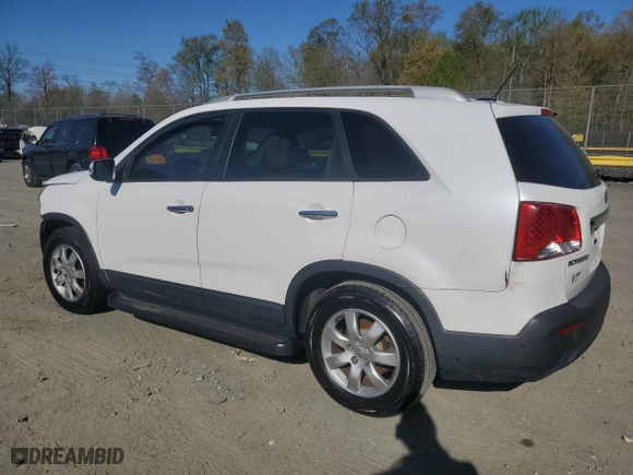 2013 Kia Sorento LX with VIN 5XYKT3A64DG312875, listed as a Copart auction lot 53750595 with 126,675 mi miles and Clean Title. Bid and sale history available at carsss.com. Image 2.