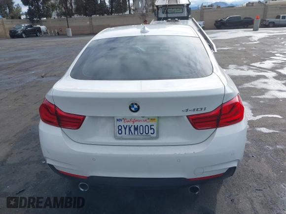 2019 BMW 4 Series 440i with VIN WBA4J5C52KBM65208, listed as a IAAI auction lot 41734154 with 52,477 mi miles and . Bid and sale history available at DreamBid. Image 17.
