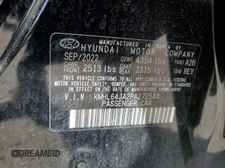 2023 Hyundai Sonata SEL with VIN KMHL64JA2PA272544, listed as a Copart auction lot 49776305 with 82,469 mi miles and Salvage Title. Bid and sale history available at DreamBid. Image 13.