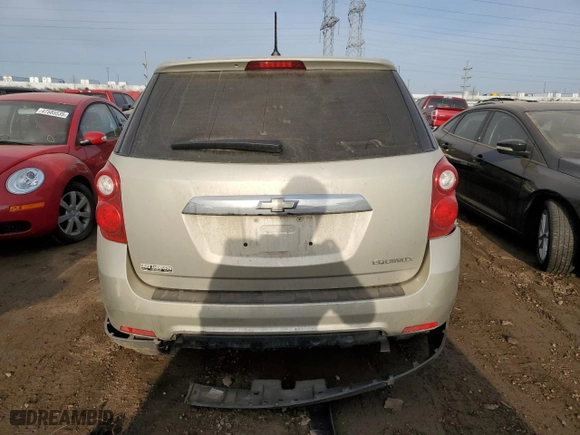 2013 Chevrolet Equinox LS with VIN 2GNALBEK8D1261024, listed as a Copart auction lot 48494755 with 133,717 mi miles and Salvage Title. Bid and sale history available at carsss.com. Image 6.