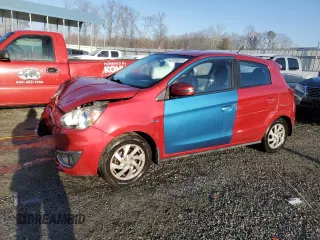 2017 Mitsubishi Mirage SE z VIN ML32A4HJ3HH017756, wystawiony jako Copart lot #42184615 z przebiegiem 124 678 mil mil oraz Szkoda całkowita • Salvage title. Historia ofert i sprzedaży dostępna na DreamBid. Obrazek 1.