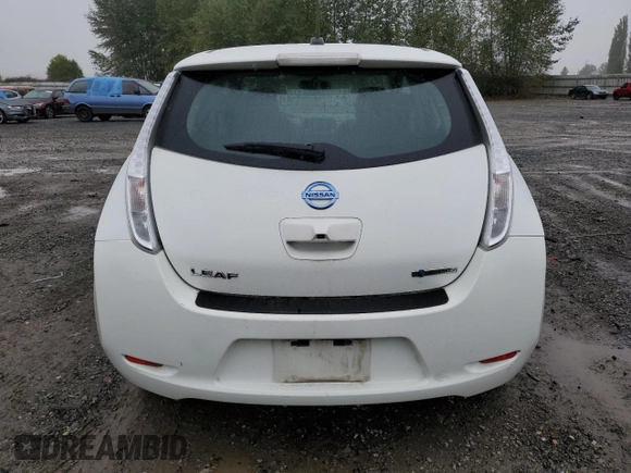 2015 Nissan LEAF SV with VIN 1N4AZ0CP2FC332182, listed as a Copart auction lot 69824793 with 62,262 mi miles. Bid and sale history available at carsss.com. Image 6.
