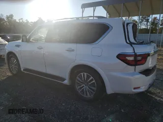 2022 Nissan Armada SL with VIN JN8AY2BBXN9815420, listed as a Copart auction lot 74848824 with 23,963 mi miles and Salvage Title. Bid and sale history available at carsss.com. Image 2.