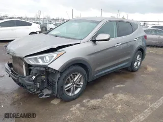 2018 Hyundai Santa Fe Sport 2.4L with VIN 5NMZT3LB2JH087480, listed as a IAAI auction lot 41725302 with 111,510 mi miles. Bid and sale history available at carsss.com. Image 2.