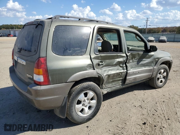 2002 Mazda Tribute LX with VIN 4F2YU09122KM62196, listed as a Copart auction lot 77327034 with 256,385 mi miles and Salvage Title. Bid and sale history available at carsss.com. Image 3.