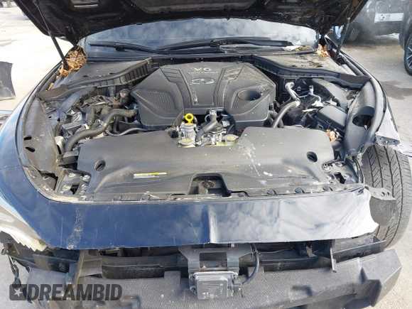 2019 Infiniti Q60 Luxe with VIN JN1EV7EL0KM291021, listed as a IAAI auction lot 41589716 with 59,235 mi miles and . Bid and sale history available at DreamBid. Image 10.