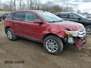 2014 Ford Edge SEL with VIN 2FMDK3JC0EBB40881, listed as a Copart auction lot 53697915 with 76,846 mi miles and Clean Title. Bid and sale history available at carsss.com. Image 4.