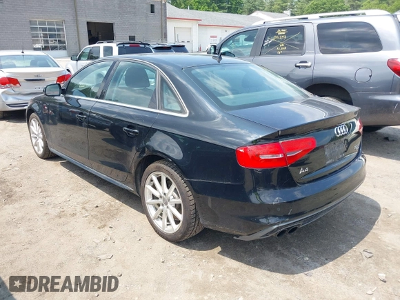 2014 Audi A4 Premium Plus with VIN WAUHFAFL0EN016523, listed as a IAAI auction lot 42456160 with 62,883 mi miles and . Bid and sale history available at DreamBid. Image 3.
