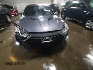 2015 Hyundai Genesis Coupe 3.8L Base with VIN KMHHT6KJ4FU128421, listed as a Copart auction lot 83052144 with 66,571 mi miles and Salvage title. Bid and sale history available at DreamBid. Image 12.