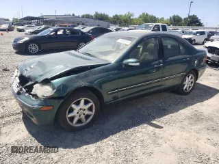 2001 Mercedes-Benz C 230/260/280/320 with VIN WDBRF61J21F089325, listed as a Copart auction lot 57538794 with 88,695 mi miles and Clean Title. Bid and sale history available at DreamBid. Image 1.