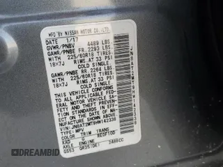 2017 Nissan Rogue SL with VIN JN8AT2MT9HW142338, listed as a Copart auction lot 48229035 with 62,068 mi miles and Salvage Title. Bid and sale history available at DreamBid. Image 15.