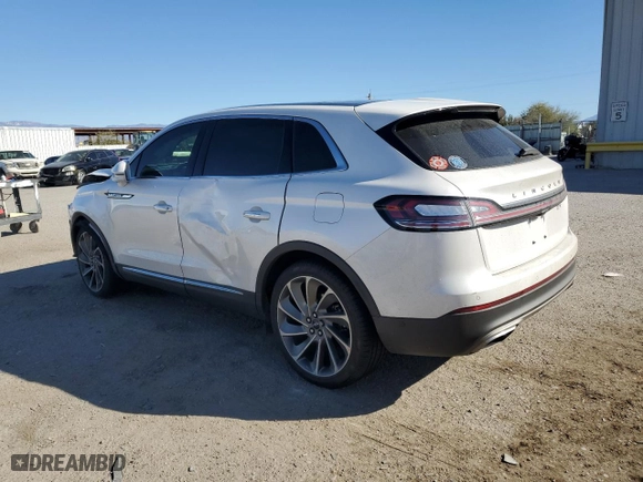 2019 Lincoln Nautilus Reserve with VIN 2LMPJ6LP6KBL18701, listed as a Copart auction lot 44176695 with 0 mi miles and Salvage Title. Bid and sale history available at carsss.com. Image 2.