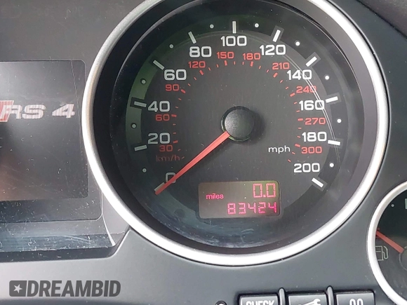 2008 Audi RS 4 z VIN WUAYU48H48K800151, wystawiony jako IAAI lot #41744495 z przebiegiem 83 424 mil mil oraz . Historia ofert i sprzedaży dostępna na DreamBid. Obrazek 15.