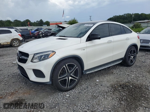 2018 Mercedes-Benz GLE 43 AMG z VIN 4JGED6EB3JA124567, wystawiony jako Copart lot #59154315 z przebiegiem 104 761 mil mil oraz Czysty tytuł • Clean title. Historia ofert i sprzedaży dostępna na DreamBid. Obrazek 1.