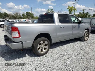 2019 Ram 1500 Big Horn/Lone Star with VIN 1C6RRFFG2KN753255, listed as a Copart auction lot 52512365 with 69,048 mi miles and Salvage Title. Bid and sale history available at carsss.com. Image 3.