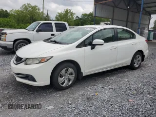 2014 Honda Civic LX z VIN 19XFB2F56EE042335, wystawiony jako Copart lot #54537725 z przebiegiem Nie podano mil oraz Szkoda całkowita • Salvage title. Historia ofert i sprzedaży dostępna na DreamBid. Obrazek 1.