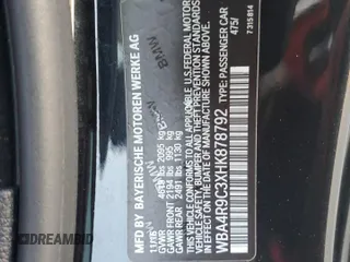 2017 BMW 4 Series 430i xDrive with VIN WBA4R9C3XHK878792, listed as a Copart auction lot 87185944 with 102,929 mi miles and Salvage Title. Bid and sale history available at DreamBid. Image 14.