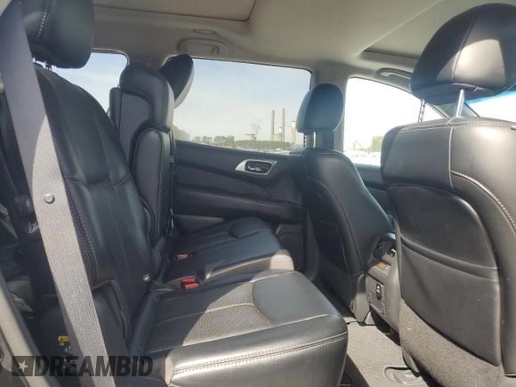 2017 Nissan Pathfinder Platinum with VIN 5N1DR2MN4HC902813, listed as a Copart auction lot 49719415 with 117,231 mi miles and Salvage Title. Bid and sale history available at carsss.com. Image 12.
