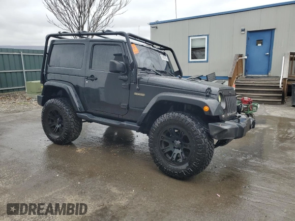 2017 Jeep Wrangler Sport z VIN 1C4AJWAG4HL563093, wystawiony jako Copart lot #51603125 z przebiegiem 105 618 mil mil oraz Szkoda całkowita • Salvage title. Historia ofert i sprzedaży dostępna na DreamBid. Obrazek 4.
