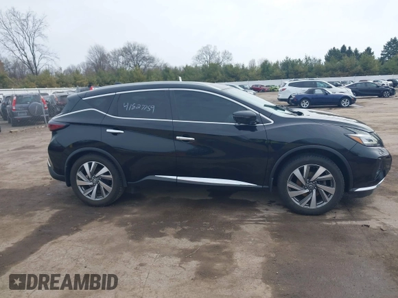2019 Nissan Murano SL z VIN 5N1AZ2MS4KN153502, wystawiony jako IAAI lot #41827759 z przebiegiem 88 792 mil mil oraz . Historia ofert i sprzedaży dostępna na DreamBid. Obrazek 13.