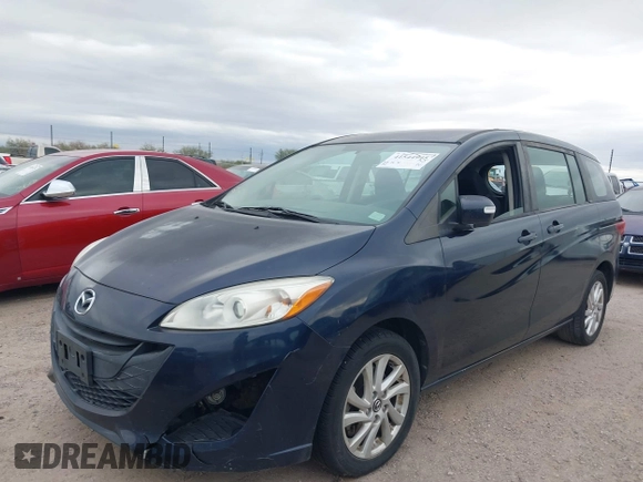 2014 Mazda Mazda5 Sport with VIN JM1CW2BL5E0176659, listed as a IAAI auction lot 41544945 with 102,691 mi miles. Bid and sale history available at carsss.com. Image 2.