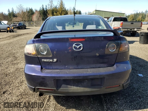 2005 Mazda 3 s with VIN JM1BK323X51302988, listed as a Copart auction lot 48337175 with 257,647 mi miles and Salvage Title. Bid and sale history available at carsss.com. Image 6.