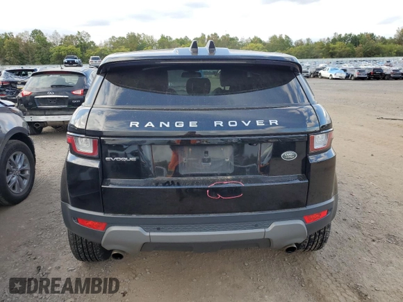 2019 Land Rover Range Rover Evoque SE with VIN SALVP2RX5KH348788, listed as a Copart auction lot 72524354 with 105,049 mi miles and Salvage Title. Bid and sale history available at carsss.com. Image 6.