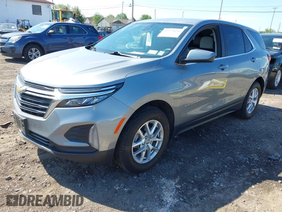 2023 Chevrolet Equinox LT with VIN 3GNAXTEG0PS202483, listed as a IAAI auction lot 42273650 with 21,430 mi miles and . Bid and sale history available at DreamBid. Image 2.