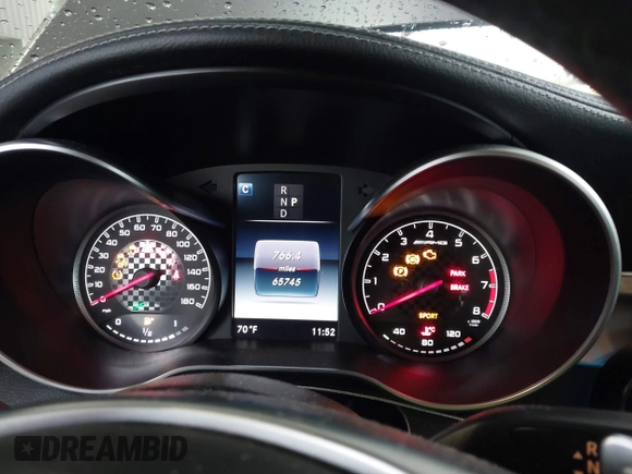 2017 Mercedes-Benz C 43 AMG with VIN WDDWJ6EB0HF451593, listed as a IAAI auction lot 42244643 with 65,745 mi miles and . Bid and sale history available at DreamBid. Image 7.