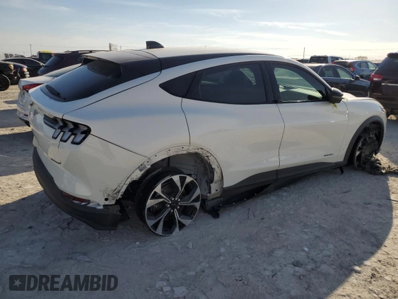 2024 Ford Mustang Mach-E Select with VIN 3FMTK1R49RMA06484, listed as a Copart auction lot 46662785 with 7,413 mi miles and Salvage title. Bid and sale history available at DreamBid. Image 3.