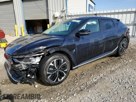 2023 Kia EV6 Wind with VIN KNDC34LA8P5127849, listed as a Copart auction lot 49097495 with 28,875 mi miles and Salvage Title. Bid and sale history available at carsss.com. Image 1.