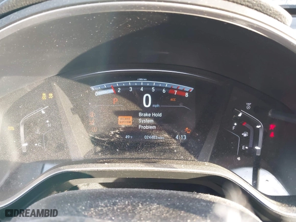 2019 Honda CR-V EX-L with VIN 7FARW2H82KE054744, listed as a IAAI auction lot 41443194 with 24,403 mi miles. Bid and sale history available at carsss.com. Image 7.