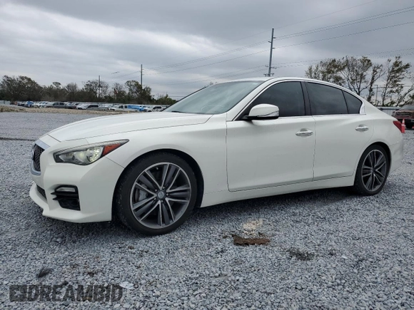 2014 Infiniti Q50 Hybrid Sport with VIN JN1AV7AP0EM692306, listed as a Copart auction lot 88644575 with 83,444 mi miles and Clean Title. Bid and sale history available at DreamBid. Image 1.