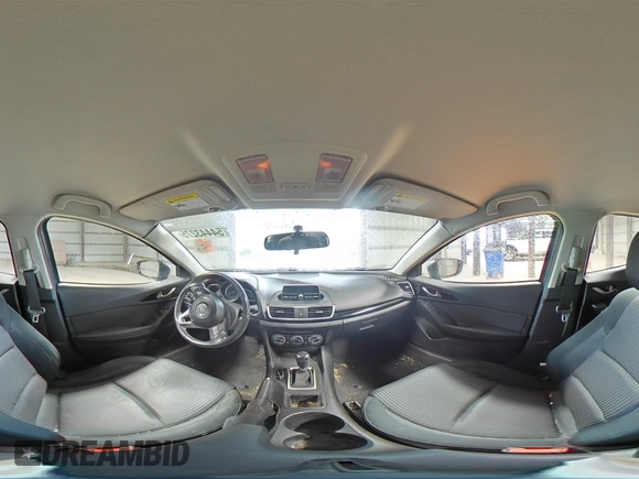 2014 Mazda 3 i Touring with VIN JM1BM1V75E1143911, listed as a Copart auction lot 54443275 with Not Provided miles and Salvage Title. Bid and sale history available at DreamBid. Image 14.