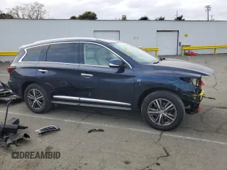 2017 Infiniti QX60 with VIN 5N1DL0MM1HC560489, listed as a Copart auction lot 50900225 with 59,091 mi miles and Salvage Title. Bid and sale history available at carsss.com. Image 4.