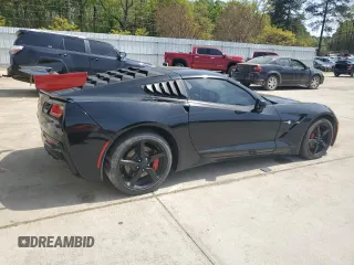 2014 Chevrolet Corvette 3LT with VIN 1G1YE2D72E5100689, listed as a Copart auction lot 50596915 with 83,073 mi miles and Salvage title. Bid and sale history available at DreamBid. Image 3.