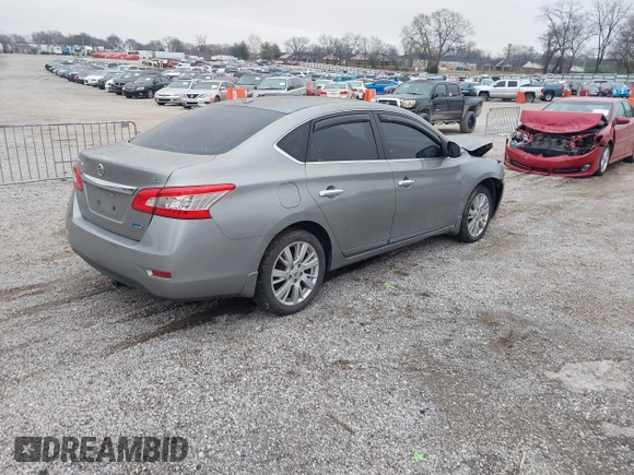 2014 Nissan Sentra S with VIN 3N1AB7AP8EY310027, listed as a IAAI auction lot 41142509 with 130,897 mi miles and . Bid and sale history available at DreamBid. Image 4.