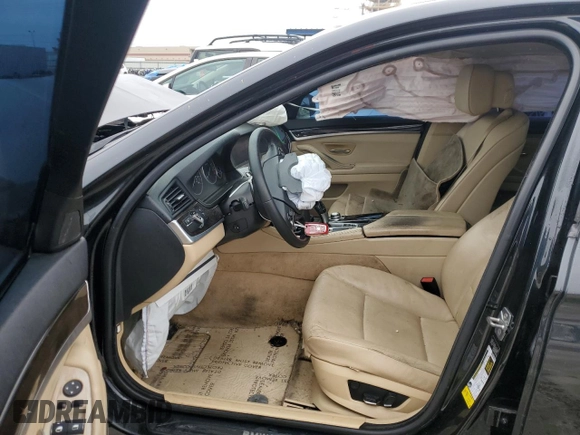 2012 BMW 5 Series 528i z VIN WBAXG5C58CDY28144, wystawiony jako Copart lot #45962185 z przebiegiem 199 354 mil mil oraz Szkoda całkowita • Salvage title. Historia ofert i sprzedaży dostępna na DreamBid. Obrazek 7.