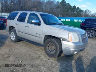 2008 GMC Yukon SLT 4SB z VIN 1GKFK13018J206377, wystawiony jako IAAI lot #41716662 z przebiegiem 298 230 mil mil oraz . Historia ofert i sprzedaży dostępna na DreamBid. Obrazek 1.