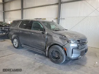 2022 Chevrolet Tahoe Premier with VIN 1GNSKSKD6NR292665, listed as a Copart auction lot 82039424 with 50,802 mi miles and Salvage Title. Bid and sale history available at carsss.com. Image 4.
