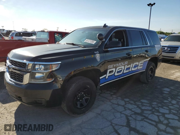 2015 Chevrolet Tahoe Commercial with VIN 1GNLC2ECXFR591789, listed as a Copart auction lot 54121265 with 111,326 mi miles and Salvage title. Bid and sale history available at DreamBid. Image 1.