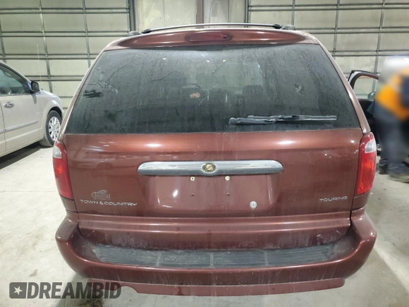 2007 Chrysler Town & Country Touring with VIN 2A4GP54LX7R221370, listed as a Copart auction lot 42526585 with 217,368 mi miles and Salvage Title. Bid and sale history available at DreamBid. Image 6.