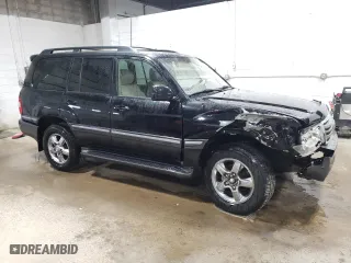 2006 Toyota Land Cruiser with VIN JTEHT05J962083450, listed as a Copart auction lot 51628905 with 264,486 mi miles and Salvage Title. Bid and sale history available at carsss.com. Image 4.