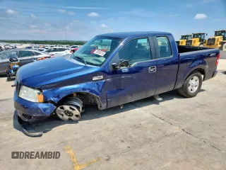 2007 Ford F-150 STX with VIN 1FTRX12W57KD28555, listed as a Copart auction lot 59595075 with 232,526 mi miles and Salvage title. Bid and sale history available at DreamBid. Image 1.