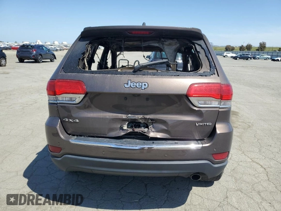 2018 Jeep Grand Cherokee Limited with VIN 1C4RJFBG3JC391033, listed as a Copart auction lot 53092215 with Not provided miles and Non repairable. Bid and sale history available at DreamBid. Image 6.