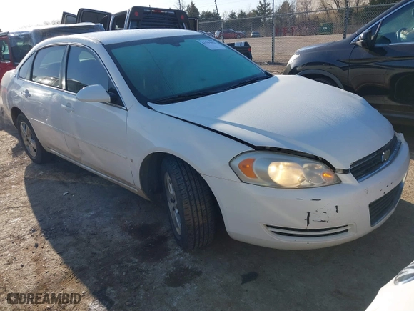 2007 Chevrolet Impala LS with VIN 2G1WB55K079279938, listed as a IAAI auction lot 41794852 with NaN miles. Bid and sale history available at carsss.com. Image 1.