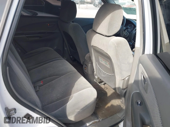 2007 Hyundai Tucson SE with VIN KM8JN12D77U638627, listed as a IAAI auction lot 41551224 with 156,125 mi miles. Bid and sale history available at carsss.com. Image 8.