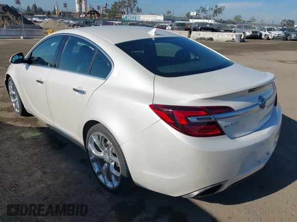 2014 Buick Regal GS with VIN 2G4GT5GX9E9253302, listed as a IAAI auction lot 42012519 with 101,692 mi miles. Bid and sale history available at carsss.com. Image 3.